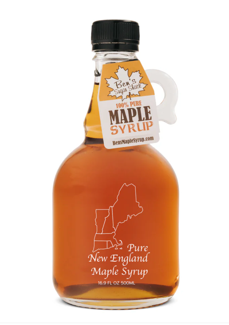 Pure Maple Syrup Glass Jug 16.9