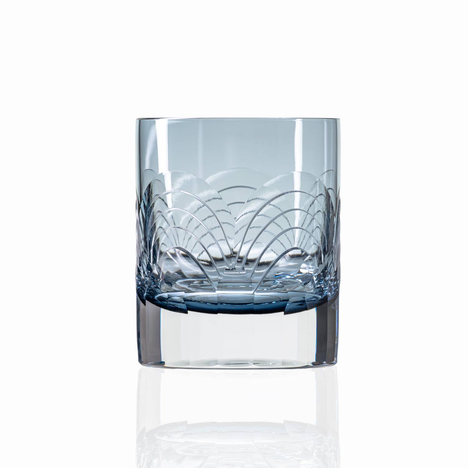 Blue Rocks Engraved Whiskey Glass