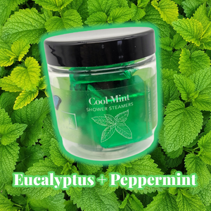 Shower Steamers - Cool Mint (3per Jar) by Evolve Botanica