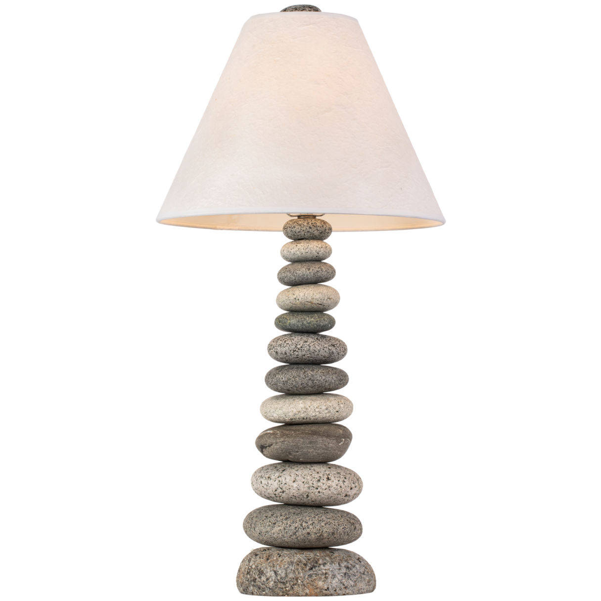 Coastal Cottage Lamp with Finial & Shade