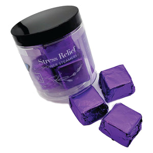 Shower Steamers - Stress Relief (Lavender Mint) (6perJar) by Evolve Botanica