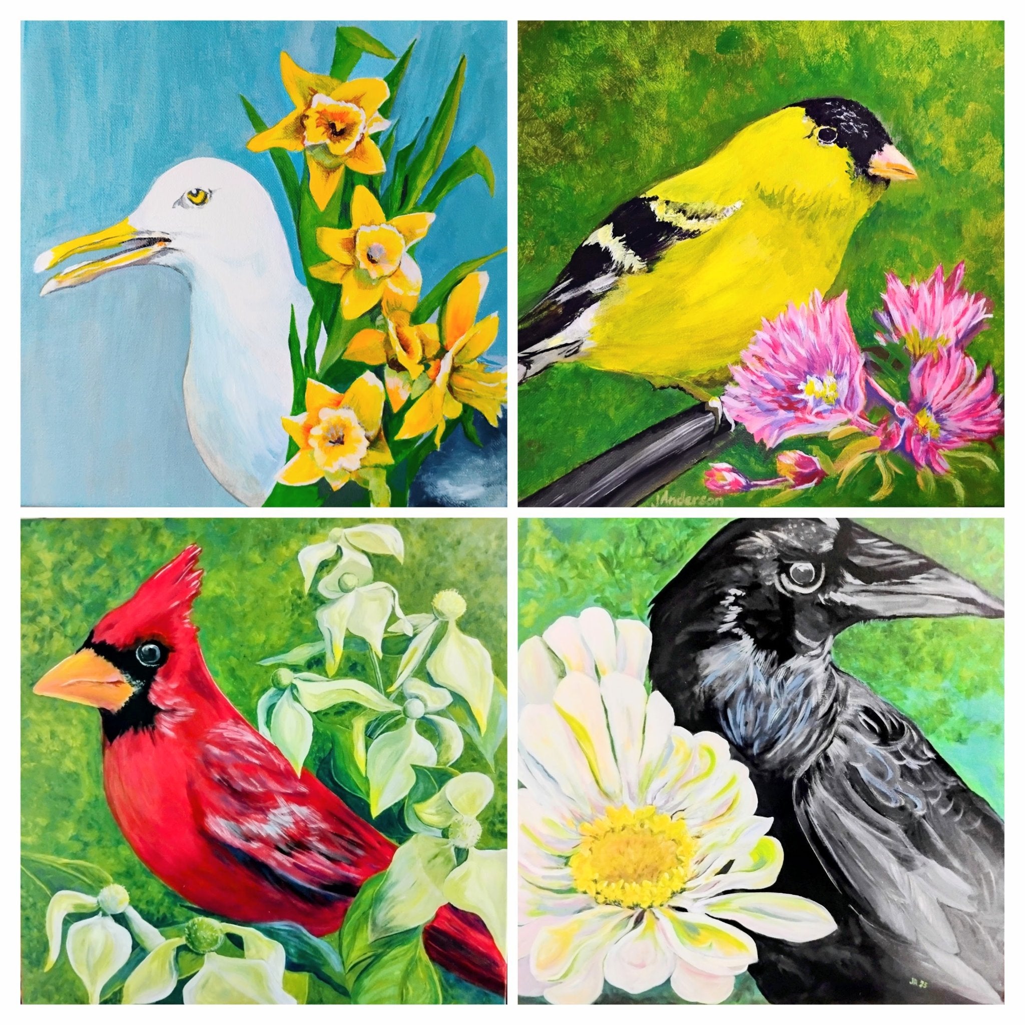 Pack of Bird + Flower CardsAC