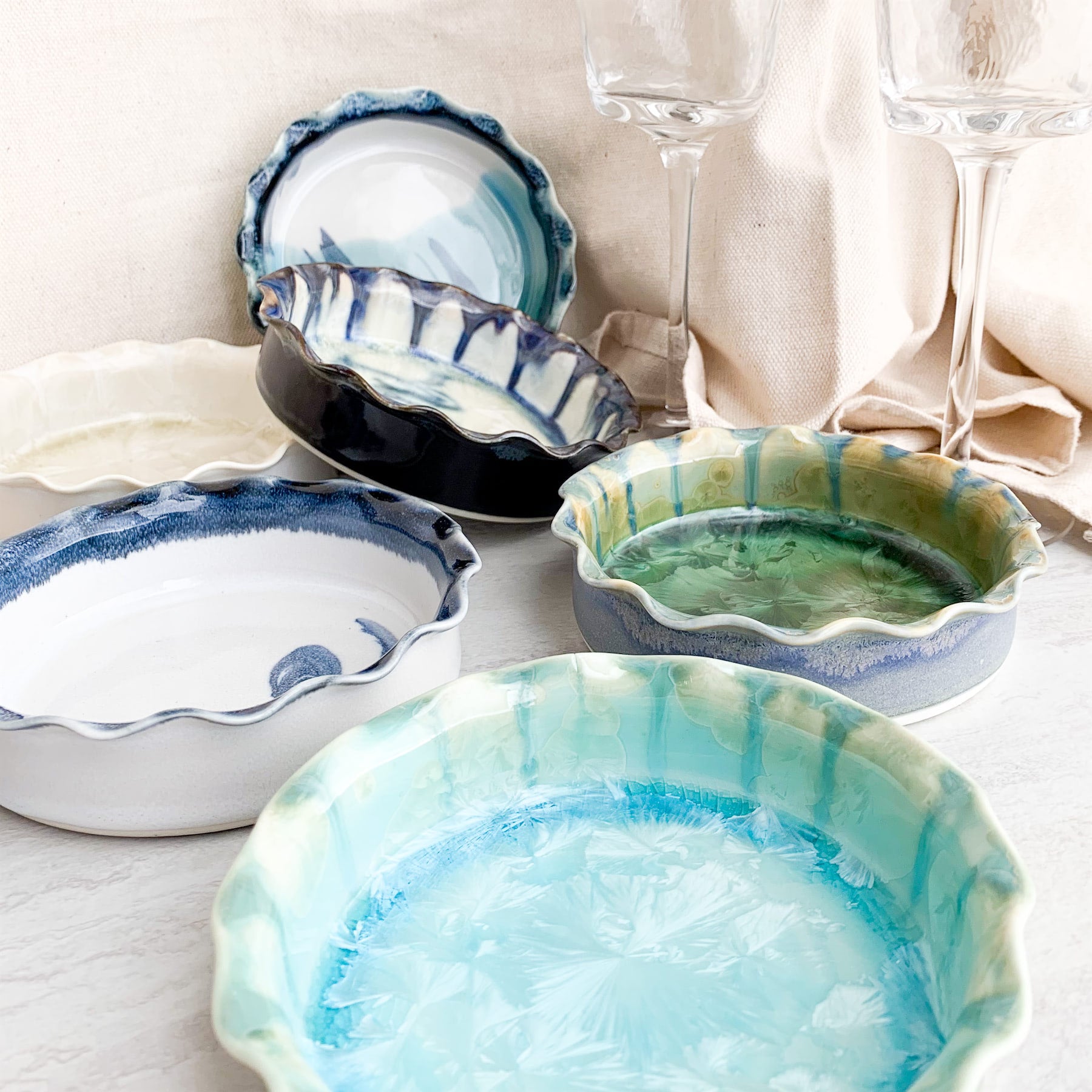 Ruffle Wine Coaster