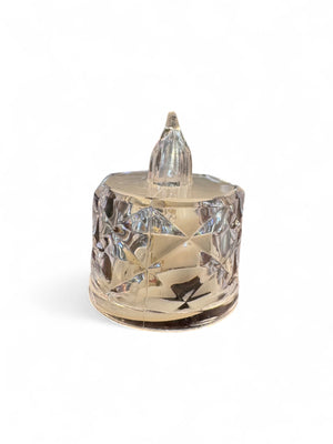 Crystal LED Tea Light Candles by Maine Pottery Co.