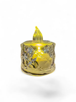 Crystal LED Tea Light Candles by Maine Pottery Co.