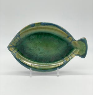Fish Plate - Pottery Edgecomb Potters