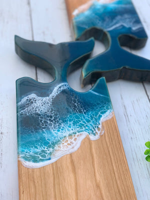 Whale Tail Serving Board - Wood Edgecomb Potters