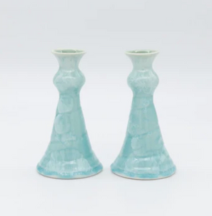 Candlesticks Medium, pair - Pottery Edgecomb Potters
