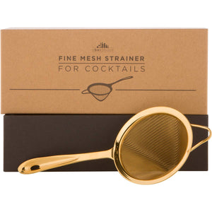 Fine Mesh Cocktail Strainer Gold by A Bar Above