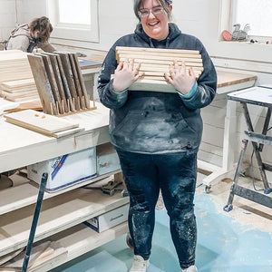 Whale Tail Serving Board - Wood Edgecomb Potters