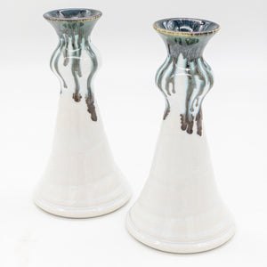 Candlesticks Medium, pair - Pottery Edgecomb Potters