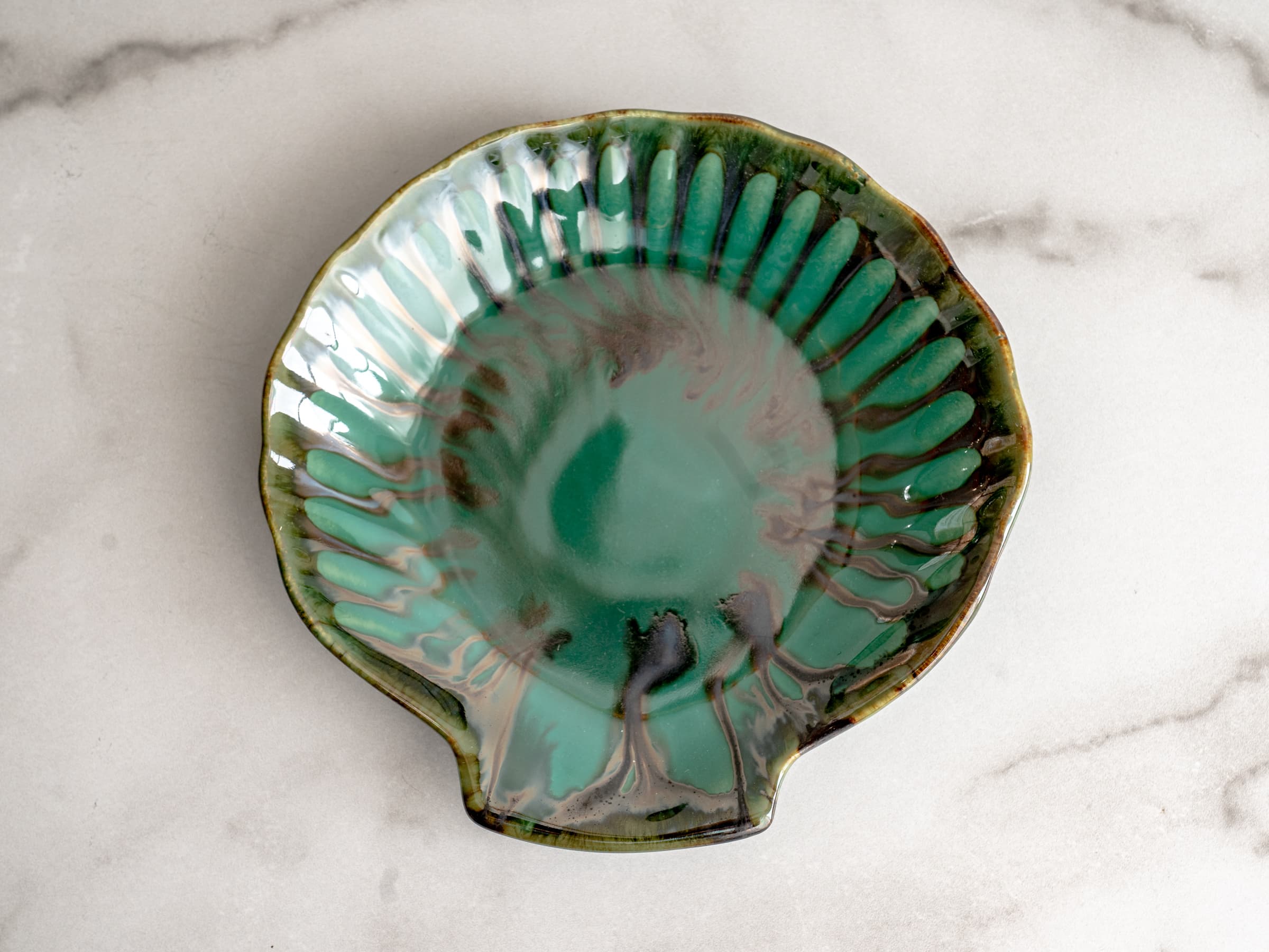 Shell Plate - Pottery Edgecomb Potters