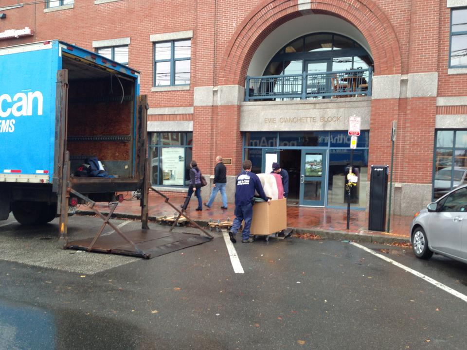 Little wet for a move...