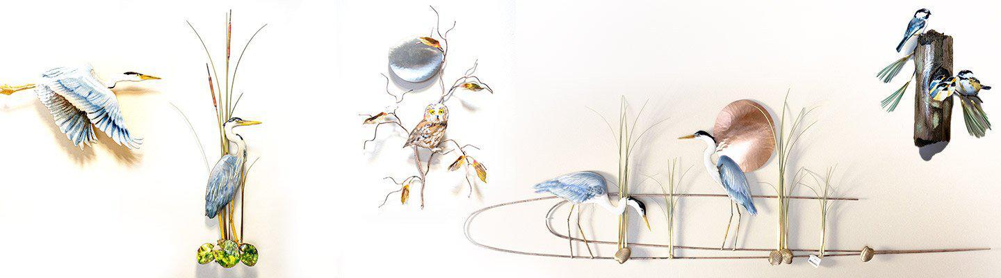 Handmade Enamel Fused Copper Wall Art