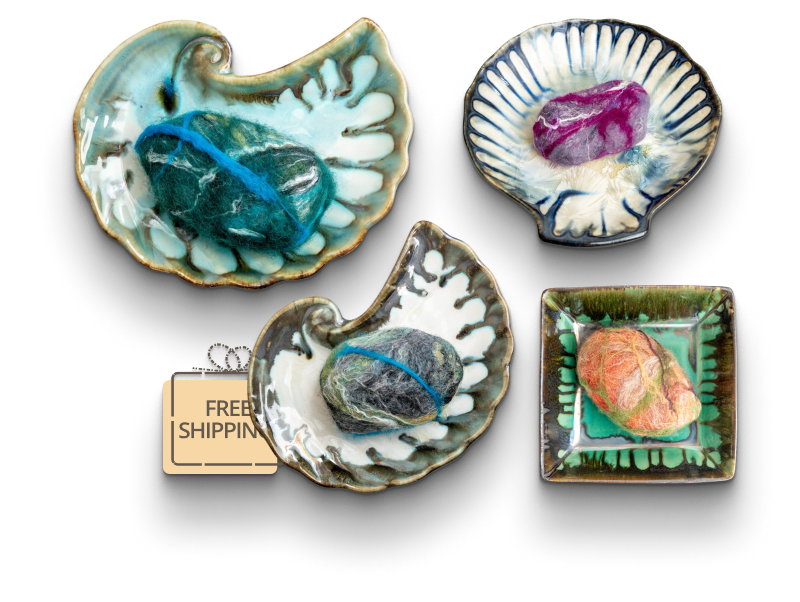 Pottery Soap Dishes