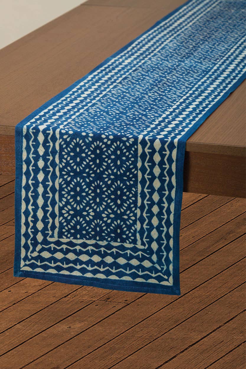 Indigo Table Runner