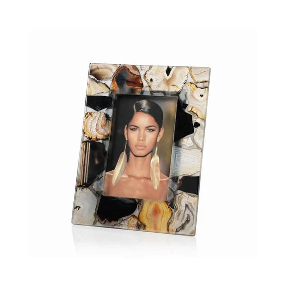 Preto Agate 4 x 6 Photo Frame