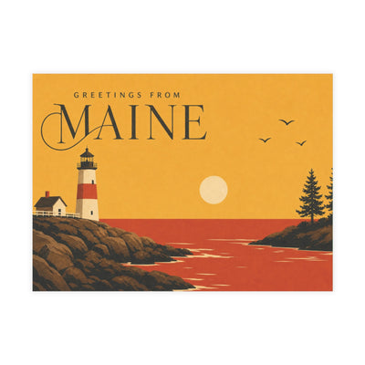 Maine Lighthouse Postcards — This Rad Life