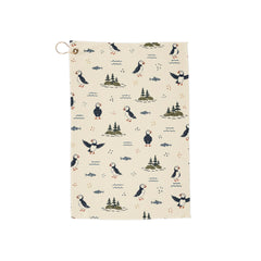 Puffinn Maine Golf Towel — Coastal Puffin Design