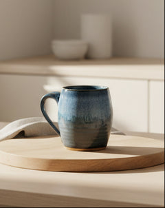 Barrel Mug - Hand Thrown by Dock 6 Pottery