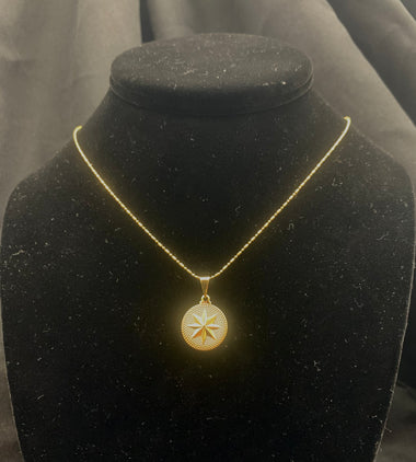 Compass Rose Plain by Water's Edge Studio