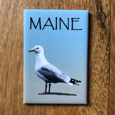 Maine Gull Acrylic Magnet