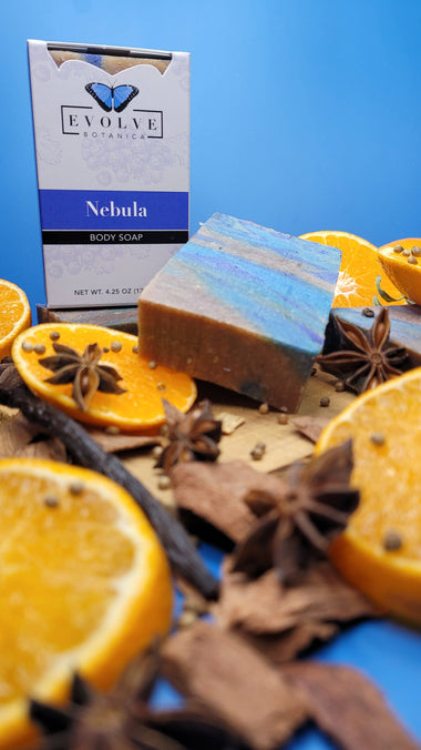 Natural Bar Soap handmade Vanilla - Nebula -Bath Gifts by Evolve Botanica