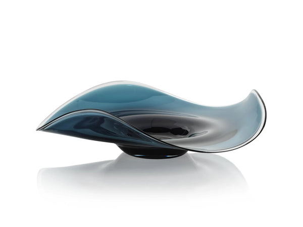 Tropezana Blue Wave Glass Bowl