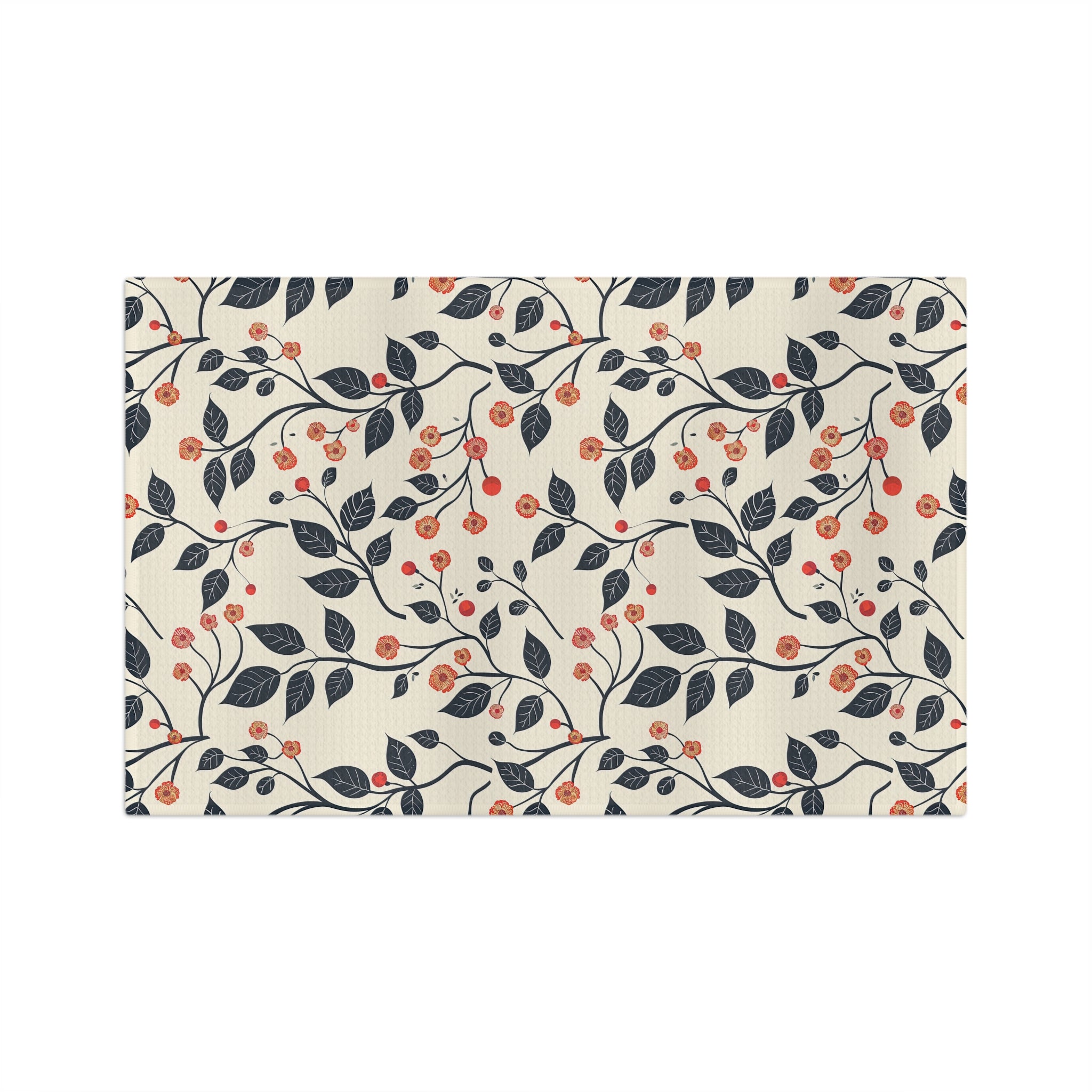 Microfiber Towel - Cherry Blossom Design, Kitchen Decor