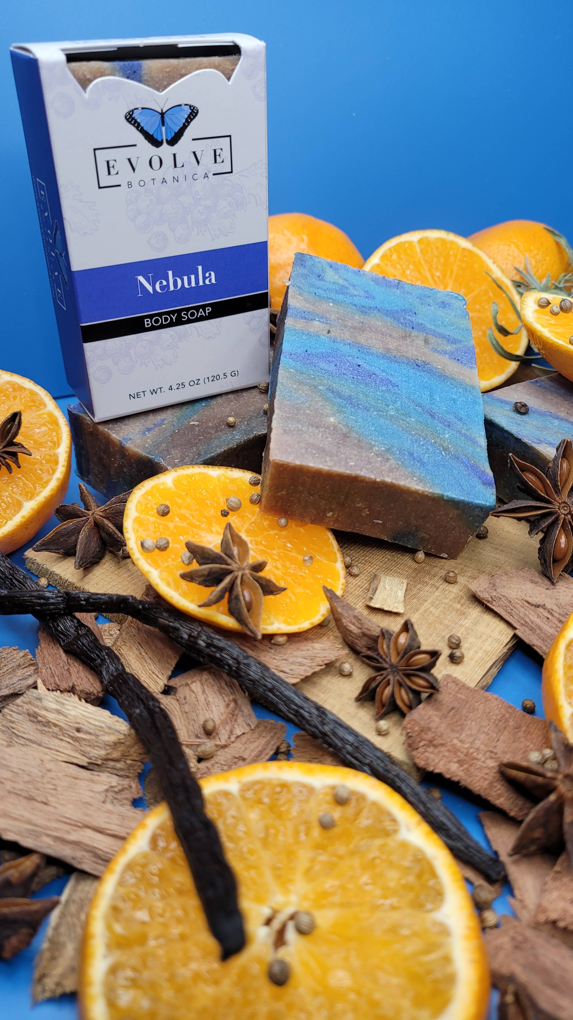 Natural Bar Soap handmade Vanilla - Nebula -Bath Gifts