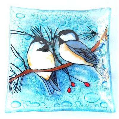 Chickadee Small Decorative Dish