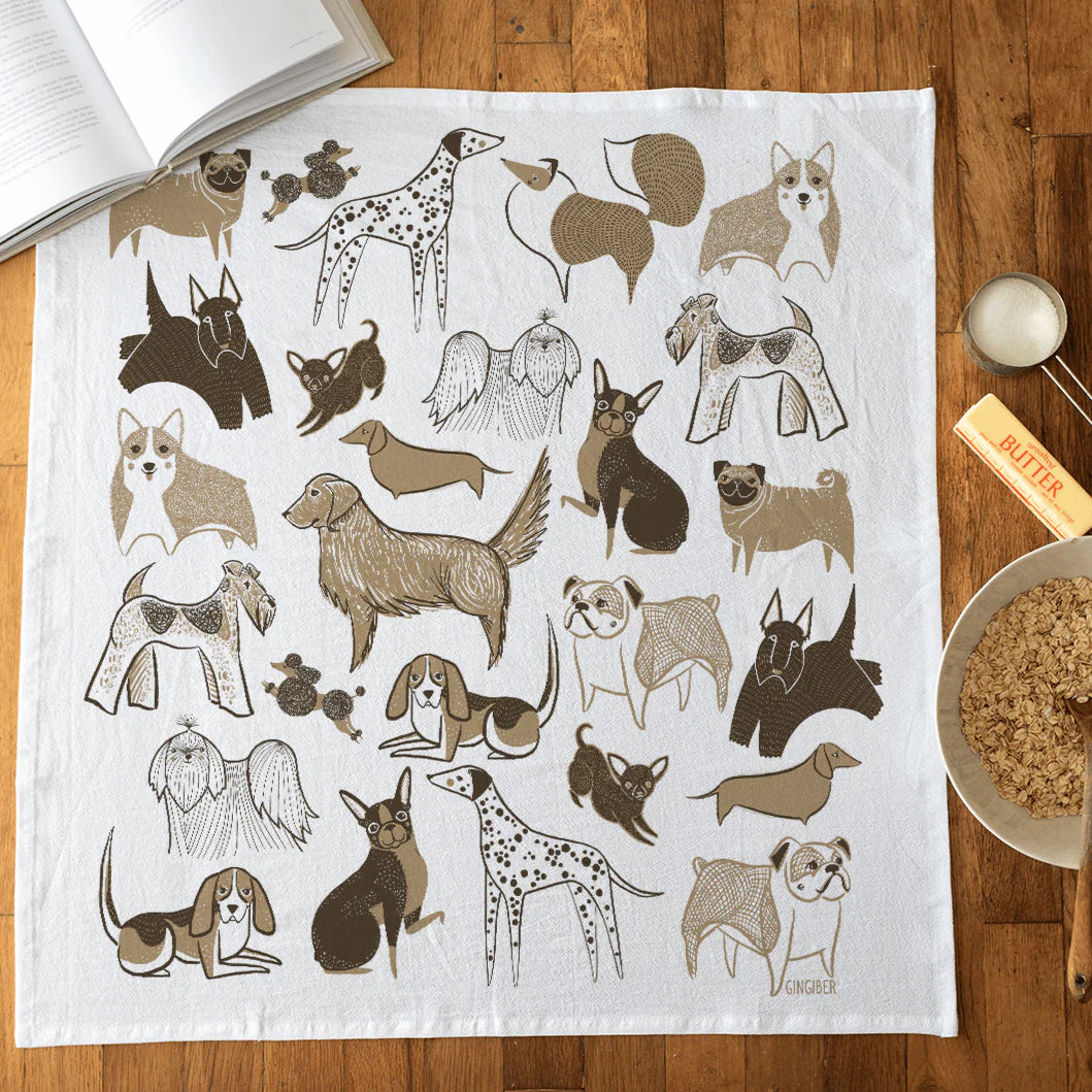 Dog Tea Towel