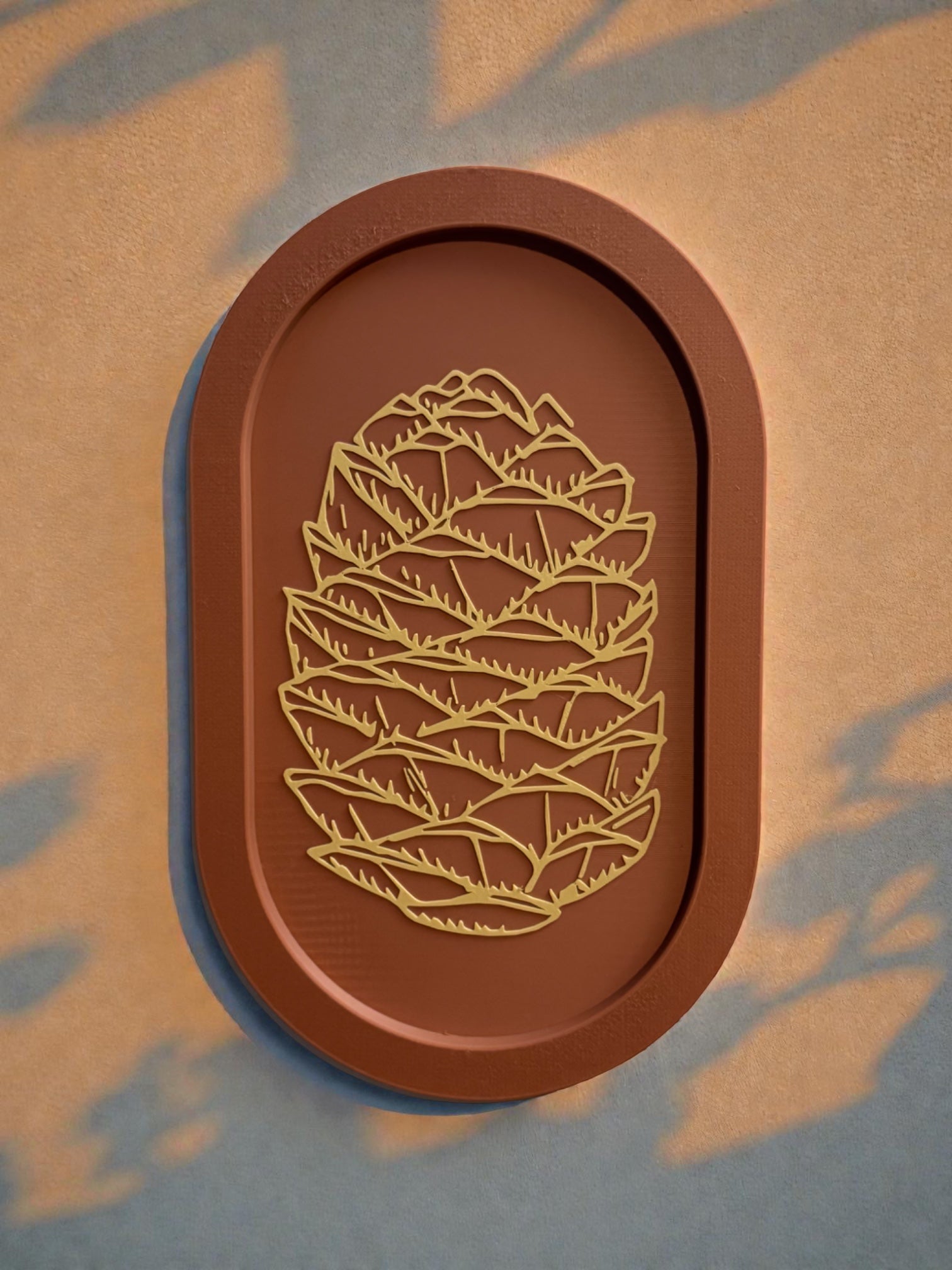 Maine Botanical Oval Wall Art Series by This Rad Life
