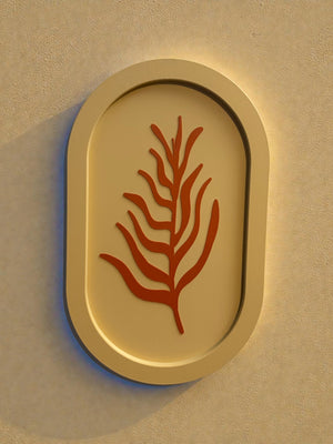 Maine Botanical Oval Wall Art Series by This Rad Life
