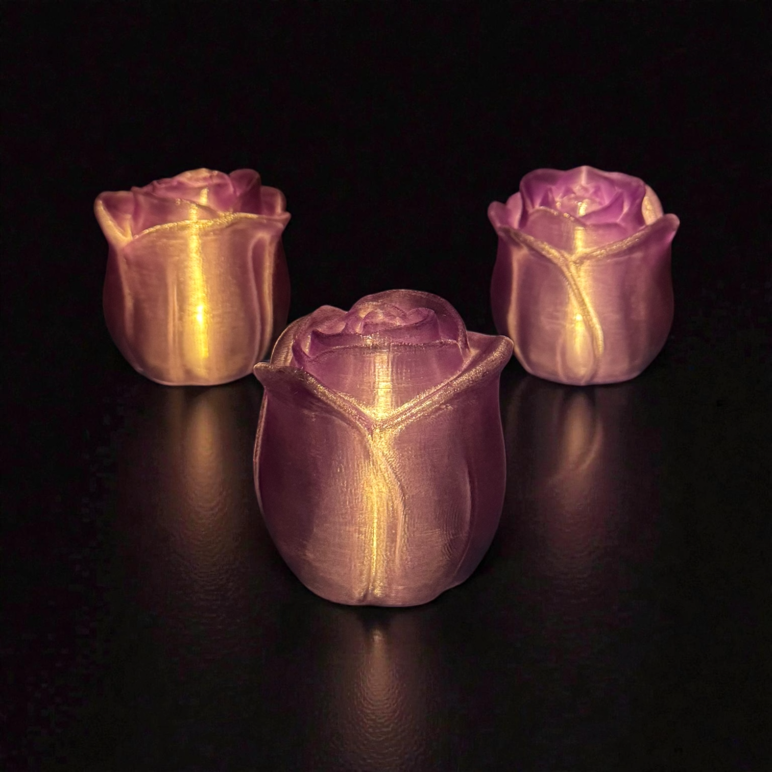 Rose Tealight w/ light