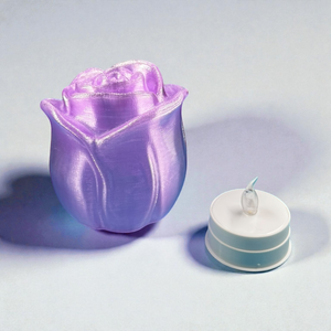 Rose Tealight w/ light by This Rad Life