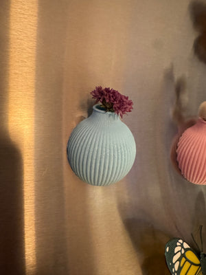 Lil Pumpkin Vase Magnet by Maine Pottery Co. 