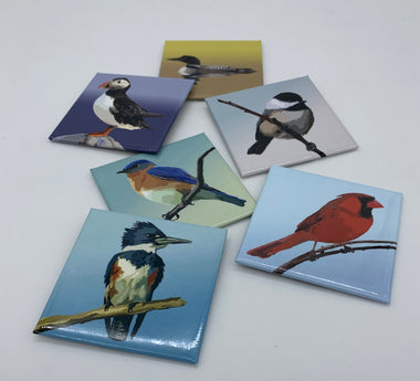 Lehoux Art Magnets by Edgecomb Potters