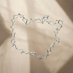 Prism Link Necklace by Zina Sterling Silver