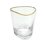 Triangular Double Old Fashioned Glass