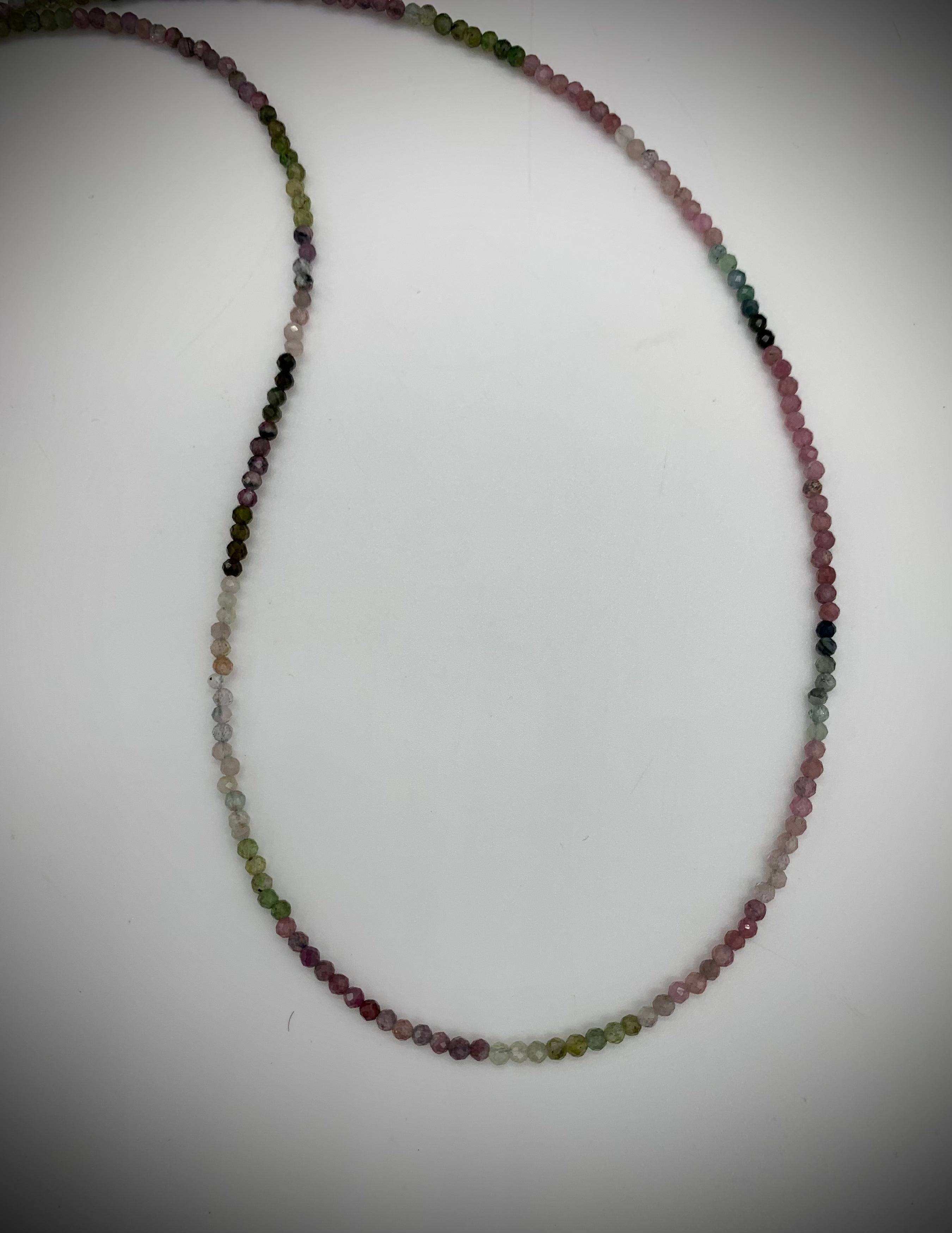 Tiny Multi Tourmaline Strand - Jewelry Edgecomb Potters