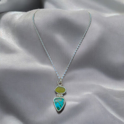 Sea Glass Malazurite by Morgan McGeehan Designs