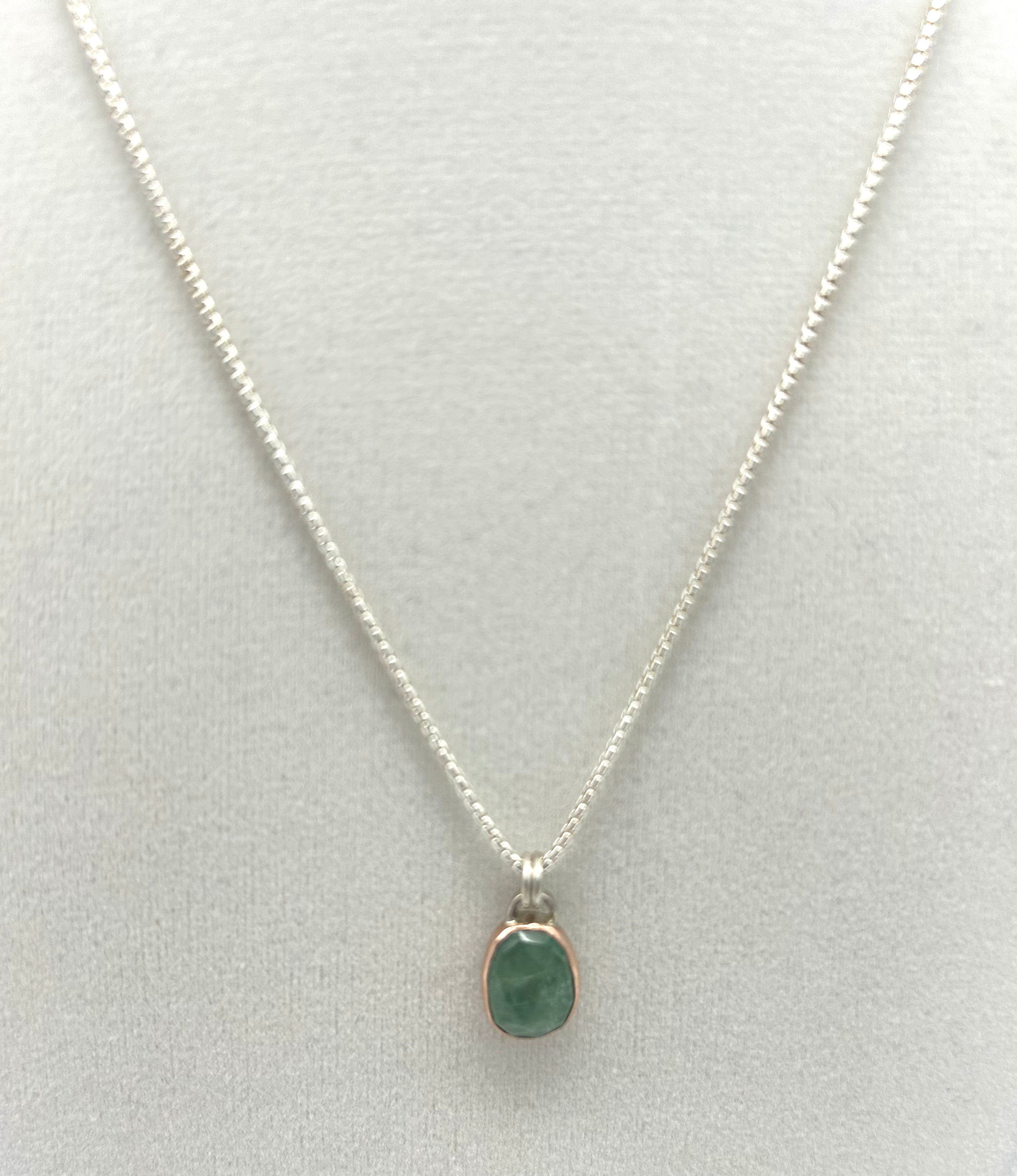 Tourmalinated Kyanite Necklace