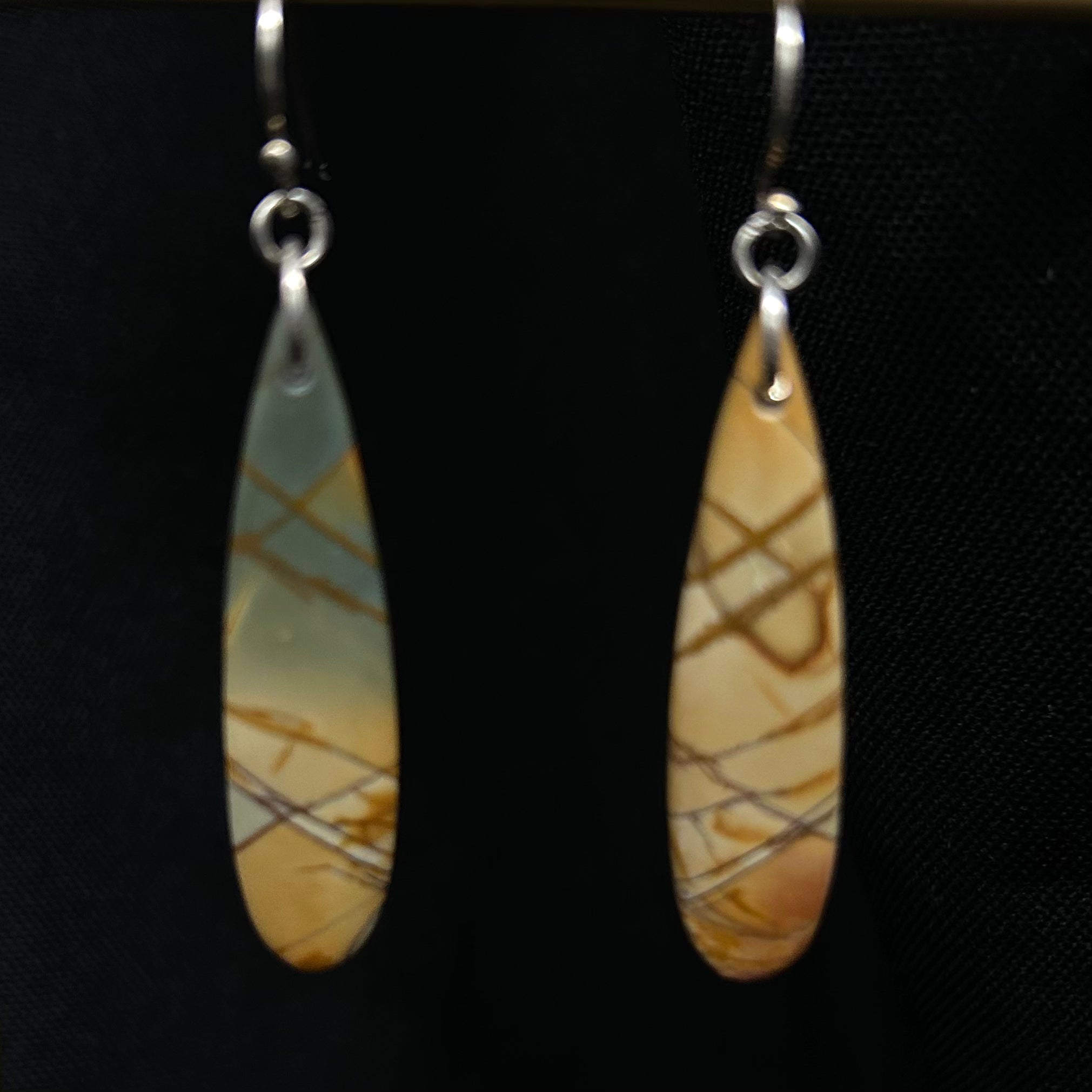Red Creek Picasso Jasper Teardrop Earrings