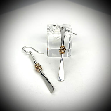 Knotty Wrap Earrings by Sausalito Precious Metals Inc.
