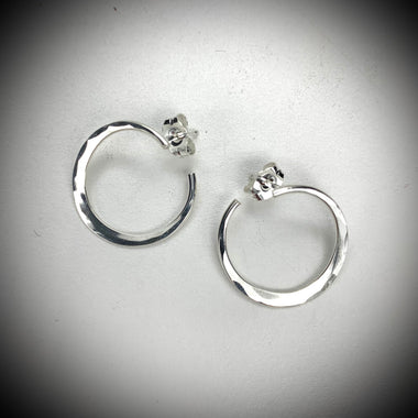SS Post Hoop Earrings by Sausalito Precious Metals Inc.