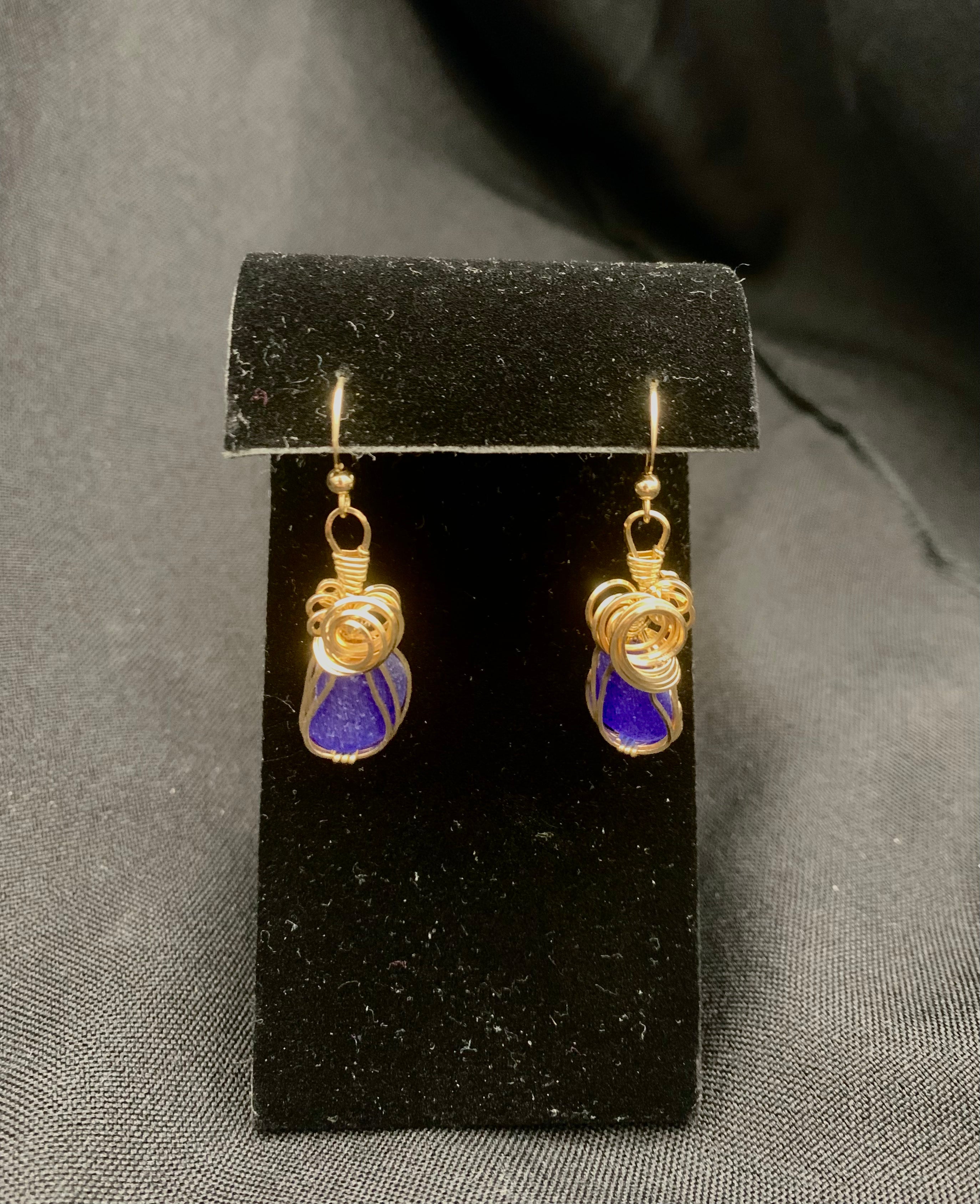 Cobalt Earrings