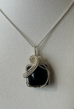Onyx Pendant Necklace