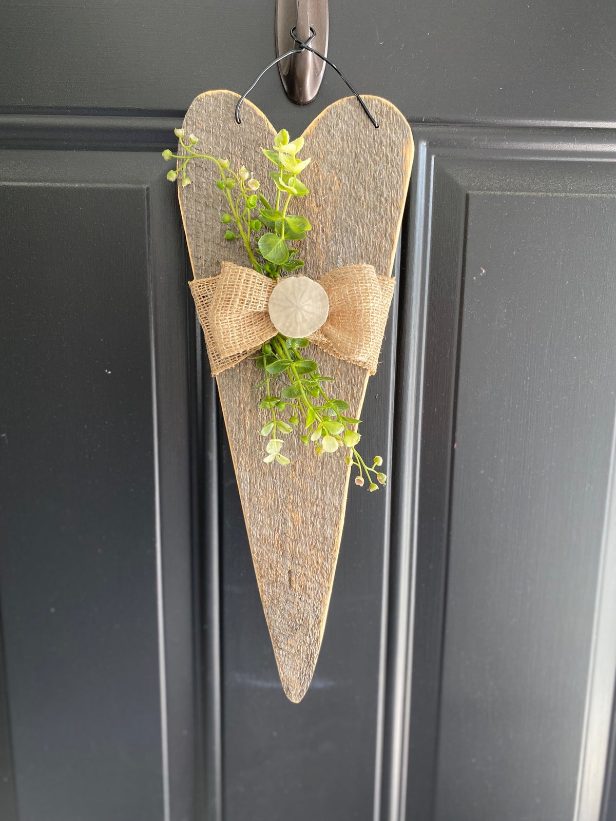 Reclaimed Barn Board Heart 1 AC by Debbie Arnold