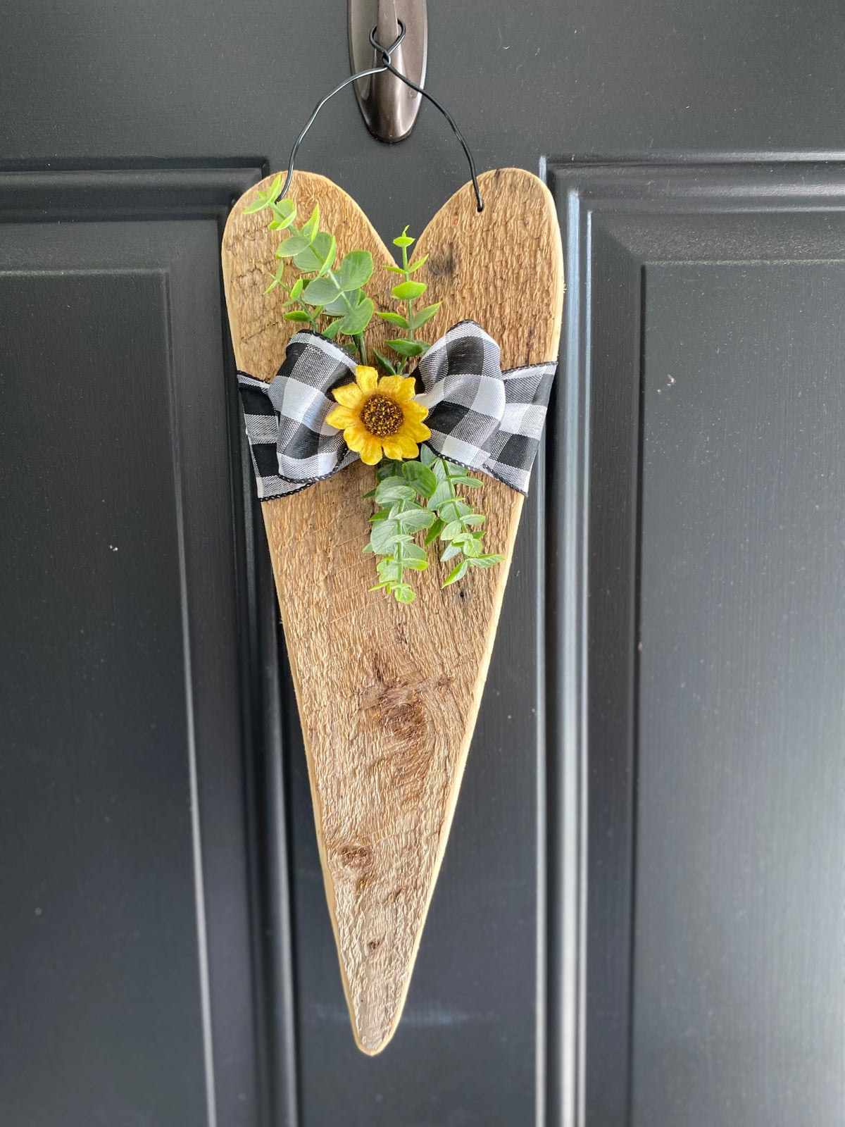 Reclaimed Barn board Heart 2 AC by Debbie Arnold